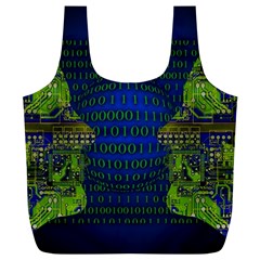 Binary Communication Reusable Bag (xl) by StuffOrSomething