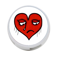 Sad Heart 4-port Usb Hub (two Sides) by dflcprints