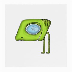 Funny Alien Monster Character Glasses Cloth (medium) by dflcprints