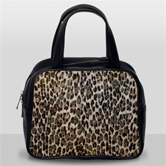 Chocolate Leopard  Classic Handbag (one Side) by OCDesignss