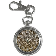 Chocolate Leopard  Key Chain Watch by OCDesignss