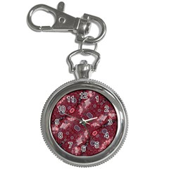 Burgundy Blues Key Chain Watch by OCDesignss