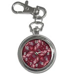 Burgundy Blues Key Chain Watch Front