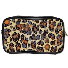 Cheetah Abstract Travel Toiletry Bag (one Side) by OCDesignss