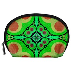 Neon Green  Accessory Pouch (large) by OCDesignss