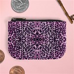 Pink Leopard  Coin Change Purse Front