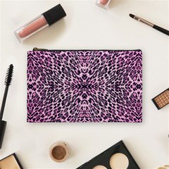 Pink Leopard  Cosmetic Bag (medium) by OCDesignss