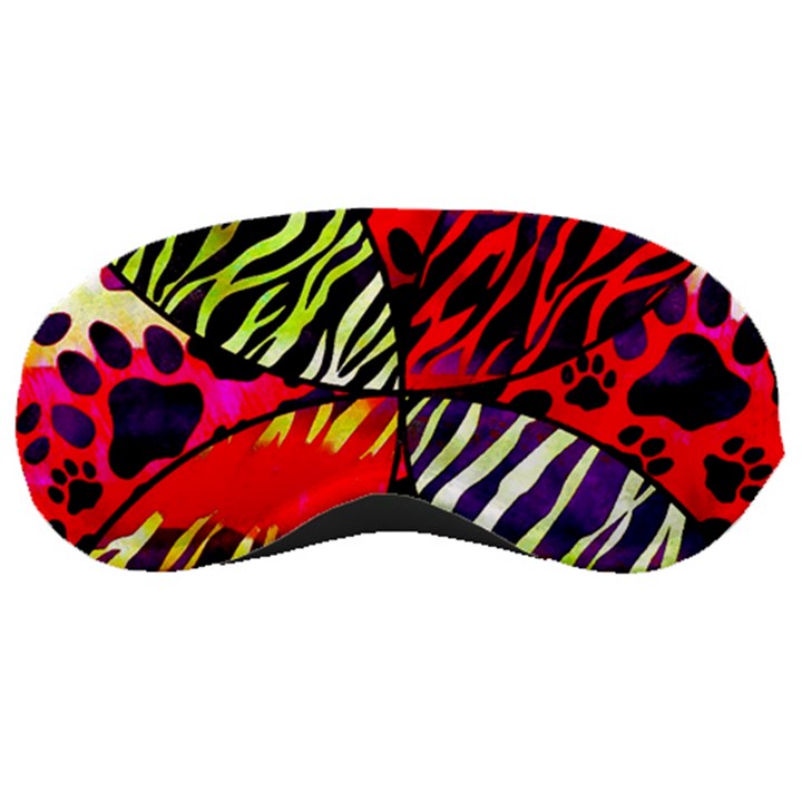 Crazy Animal Print Lady  Sleeping Mask