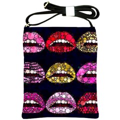 Bling Lips  Shoulder Sling Bag by OCDesignss