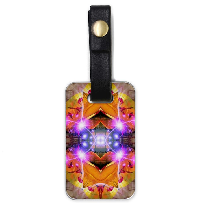 Abstract Flower Luggage Tag (One Side)