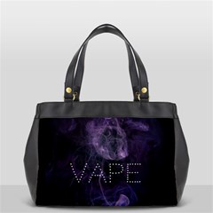 Vape Purple Smoke  Oversize Office Handbag (two Sides) by OCDesignss