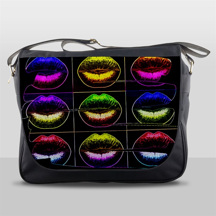 Sassy Lips  Messenger Bag