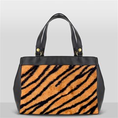 Tiger Print  Oversize Office Handbag (one Side) by OCDesignss