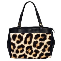 Leopard Print  Oversize Office Handbag (two Sides) by OCDesignss