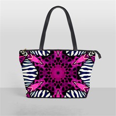 Crazy Hot Pink Zebra  Large Shoulder Bag by OCDesignss