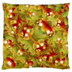 Christmas Print Motif Standard Flano Cushion Case (one Side) by dflcprints