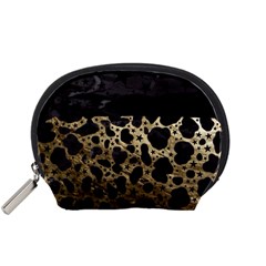 Cheetah Stars Gold  Accessory Pouch (small) by OCDesignss