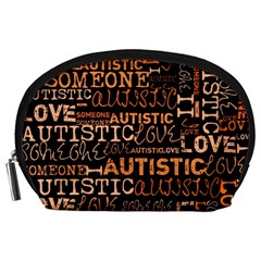 I Love Someone Autistic  Accessory Pouch (large) by OCDesignss