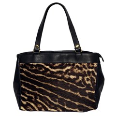 Leopard Texture  Oversize Office Handbag (two Sides) by OCDesignss