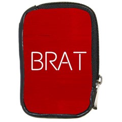 Brat Red Compact Camera Leather Case by OCDesignss