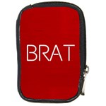 Brat Red Compact Camera Leather Case Front