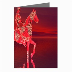 Riding At Dusk Greeting Card (8 Pack) by icarusismartdesigns