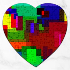 Pattern Jigsaw Puzzle (heart) by Siebenhuehner