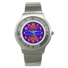 Abstract Reflections Stainless Steel Watch (slim) by icarusismartdesigns