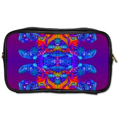 Abstract Reflections Travel Toiletry Bag (one Side) by icarusismartdesigns