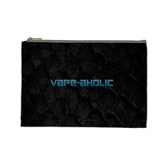 Vape Aholic Turquoise  Cosmetic Bag (large) by OCDesignss