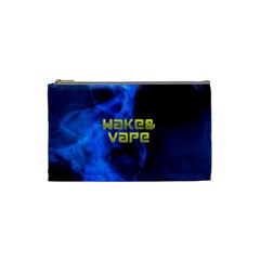 Wake&vape Blue Smoke  Cosmetic Bag (small) by OCDesignss