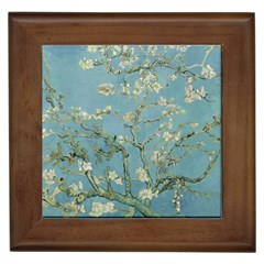 Vincent Van Gogh, Almond Blossom Framed Ceramic Tile by Oldmasters