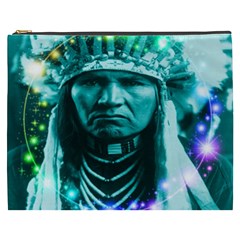 Magical Indian Chief Cosmetic Bag (xxxl) by icarusismartdesigns