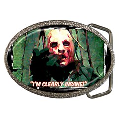 Bloody Face  Belt Buckle (oval) by Cordug