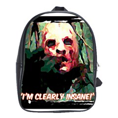 Bloody Face  School Bag (large) by Cordug