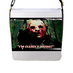 Bloody Face  Flap Closure Messenger Bag (large) by Cordug