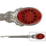 Grunge Style Geometric Mandala Letter Opener Front