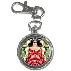 Cubist Woman Key Chain Watch by icarusismartdesigns