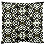 Abstract Geometric Modern Pattern  Large Flano Cushion Case (Two Sides) Back