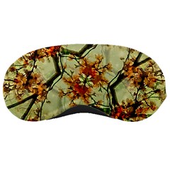 Floral Motif Print Pattern Collage Sleeping Mask by dflcprints