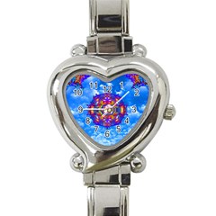 Sky Horizon Heart Italian Charm Watch  by icarusismartdesigns