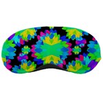 Multicolored Floral Print Geometric Modern Pattern Sleeping Mask Front