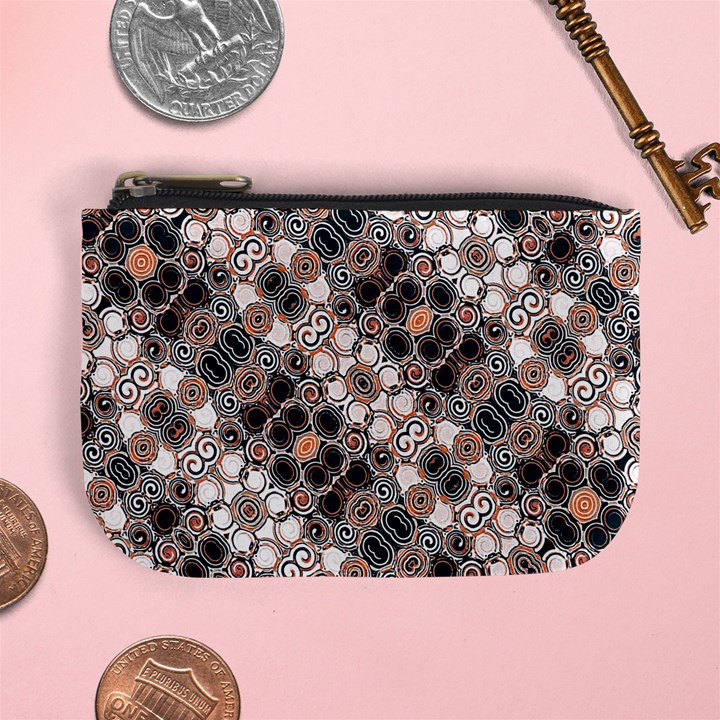 Modern Arabesque Pattern Print Coin Change Purse