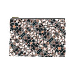 Modern Arabesque Pattern Print Cosmetic Bag (large) by dflcprints