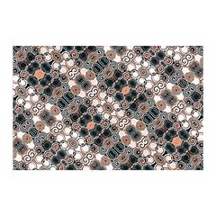 Modern Arabesque Pattern Print Double Sided Flano Blanket (mini) by dflcprints