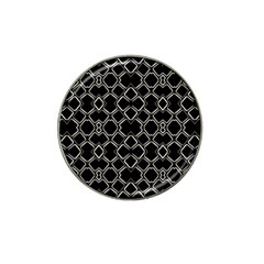 Geometric Abstract Pattern Futuristic Design  Golf Ball Marker (for Hat Clip) by dflcprints