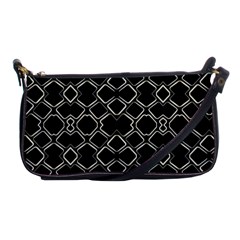 Geometric Abstract Pattern Futuristic Design  Evening Bag by dflcprints