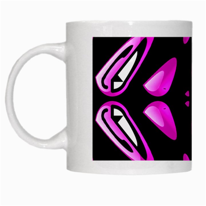 Abstract Pain Frustration White Coffee Mug