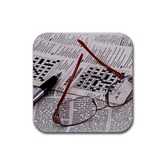 Crossword Genius Drink Coaster (square) by StuffOrSomething