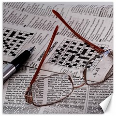 Crossword Genius Canvas 20  X 20  (unframed) by StuffOrSomething